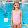Arena Girls' One-Piece Sleeveless Swimsuit
