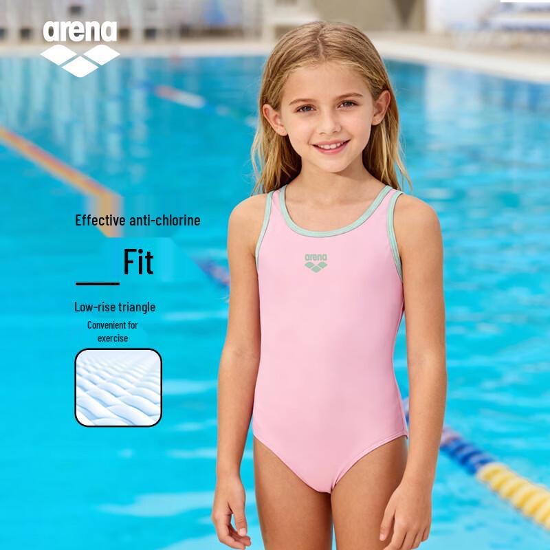 Arena Girls' One-Piece Sleeveless Swimsuit