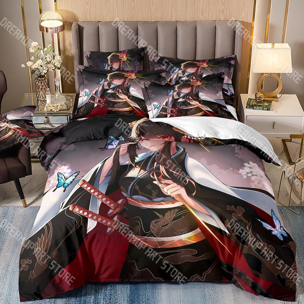 Fashion Anime SPY FAMILY Anya Bedding Set Single Twin Full Queen King Size Bed Set Kids Bedroom Duvetcover Sets Bed Sheet Set