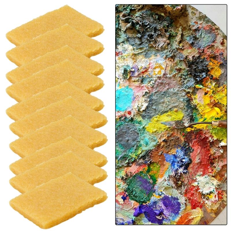 10x Rubber Cement Eraser Glue Residues Pick-Up Eraser Cleaning Eraser Residues Eraser for Removing Adhesive and Residues