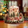 Christmas Decorations Acrylic Desk Party Ornaments Decorations - Candles, Pine Cones, Pine Trees, Atmosphere Festival Winter Home Christmas Decoration