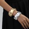 Irregular Pleated Metal Bracelet, High-end Texture Bracelet, Jewelry, Opening Trend Light Luxury Jewelry