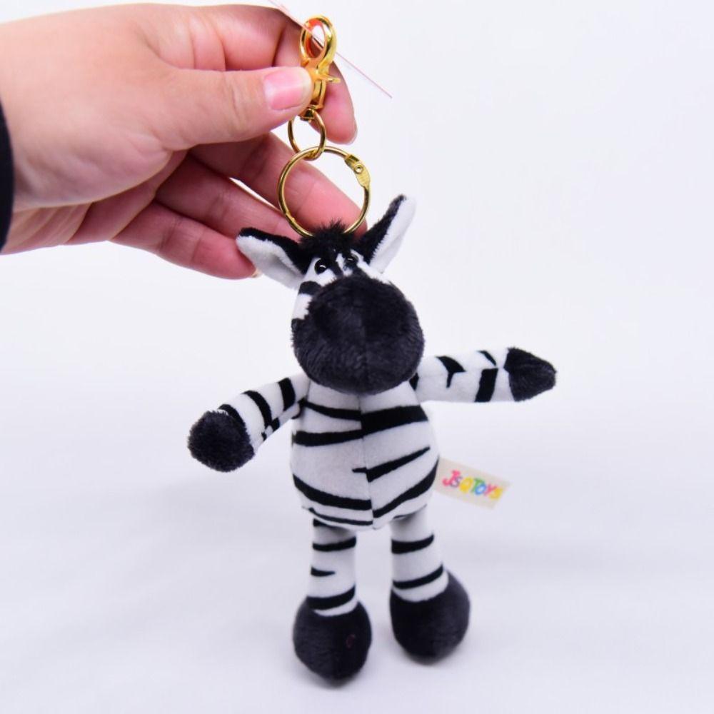 Gosedjur Djur Plysch Nyckelring Djungelbror Koala Tvättbjörn Skogsdjur Hänge Söt Tecknad Tiger Giraff