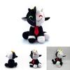 Charming New Ranboo Sit Cute Plush Toy Black And White Sheep Doll For Home Decor