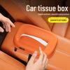 Boîte à mouchoirs de voiture compatible pour Xinrongwei D7/RX5/i5/RX8/RX9/RX3/Ei5 Tissus extractibles de console d'accoudoir
