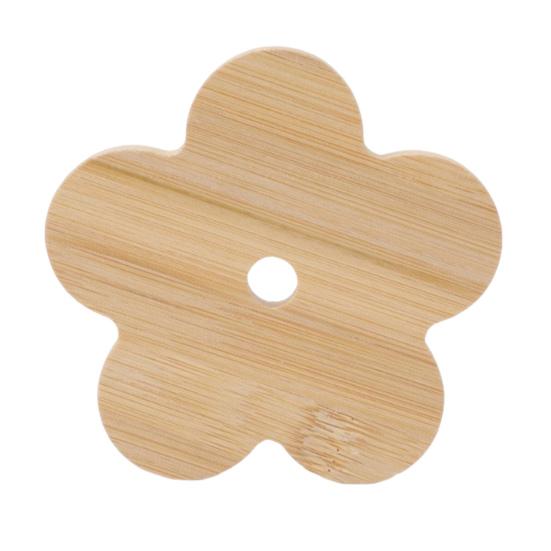 Four-leaf Clover Shape Coaster Heat-Resistant Anti-scalding Placemat Natural Dining Table Mats for Hot Pots