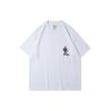 Li Ning X Disney T Shirts Unisex White Crew Neck Moderate Straight Fit AHSR845-1