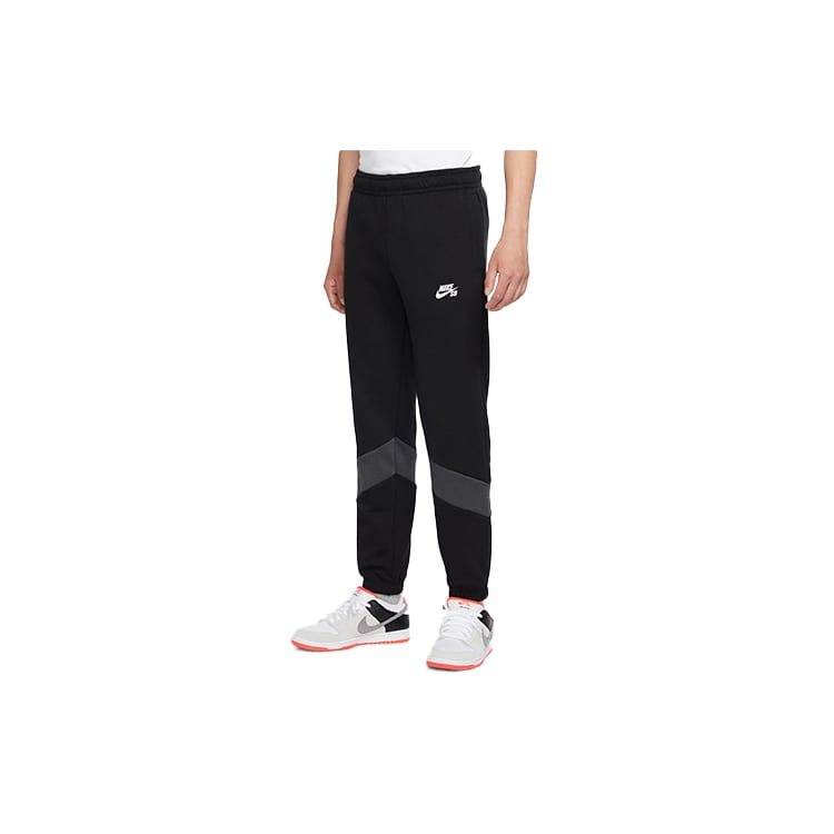 Nike Knitted Sweatpants Men's Black Moderate Sweatpants AT3502-011