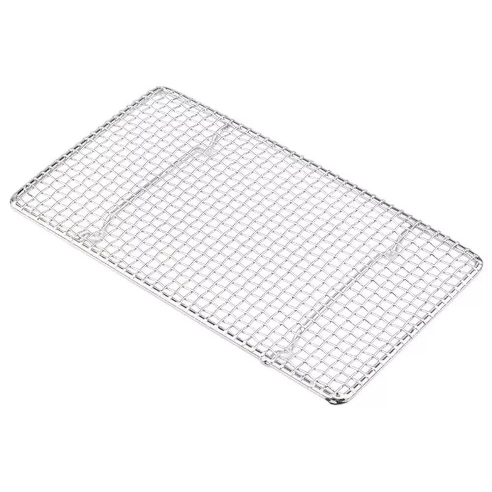 Semi -Circular/Round Drying Net Stainless Steel Barbecue Net New Tempura Frying Net