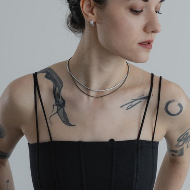 

URBAN Bold Snake Necklace SILVER