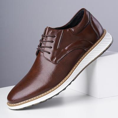 Wysokiej Jakości Męskie Skórzane Buty Biznesowe Casual Oddychające Wygodne Buty Popularne Klasyczne Buty Eleganckie Mężczyźni Zapatos De Hombre