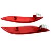 Fit For Renault Megane MK3 Fluence 2008-2013 Pair Rear Bumper Reflector Light Lens Red Left and Right 265650004R-265600004R