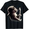 VesFy Cat Playing Guitar - Funny Rock Music Guitar Cat T-Shirt 100% Cotton Print T Shirts Mens Womens Unisex