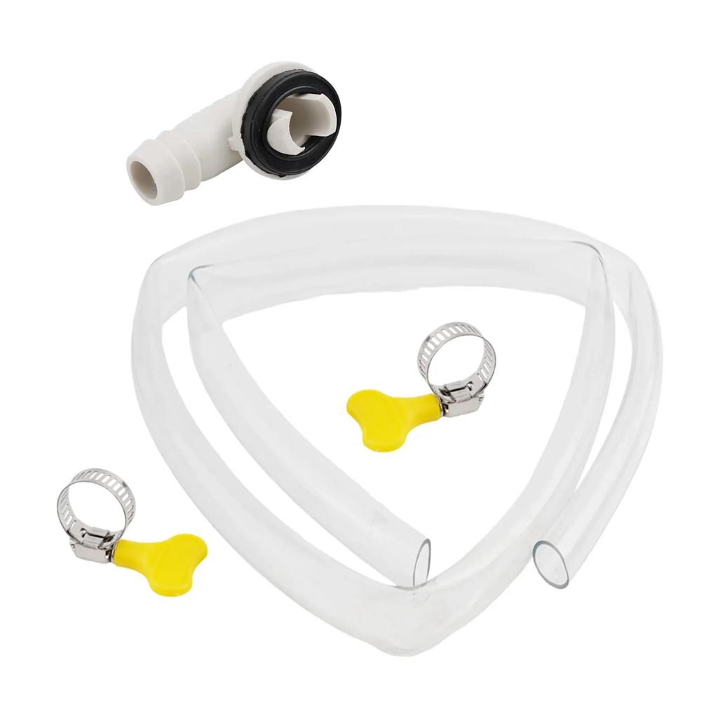36ft Air Conditioner Drain Hose Kit with Connector and Clamps Compatible with Split and Casement Air Conditioners