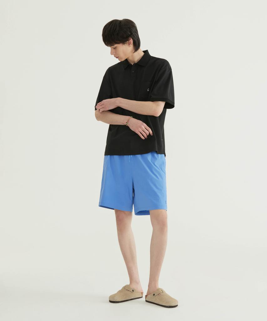COVERNAT Signature Symbol Pocket Polo Shirt Navy