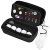 Drado Golf Ball Golf Accessory Hard Large Waterproof Carabiner and Glove Black Case, Pouch, Case, Case, Capacity, Portable, [with Holder],