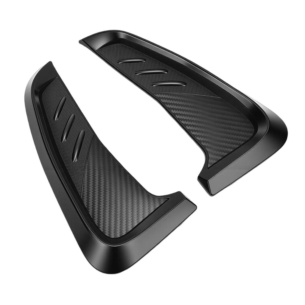 2pcs Car Side Vent Trim Self Adhesive Exterior Side Panel Decor Universal for Car