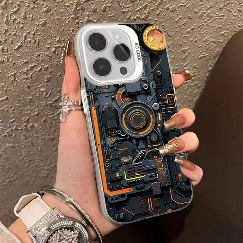 Cyber-Leiterplatten-Handyhülle Für iPhone 16 15 14 13 12 11 Pro Max XS X XR 7 8 Plus Mini SE 2020 2022 Stoßfest Funda