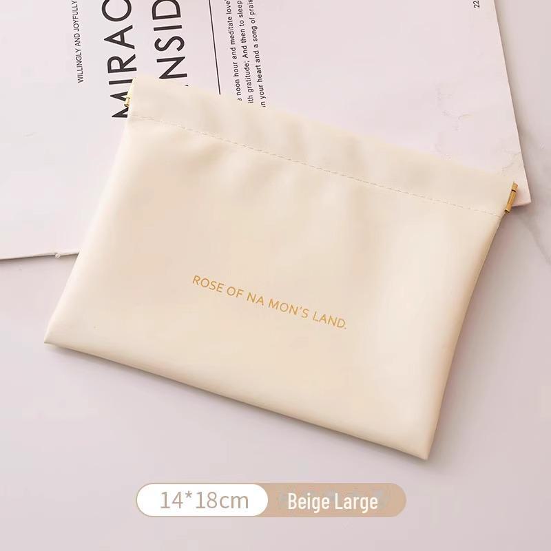 

Высококачественная портативная сумка для хранения кабелей передачи данных, помады, косметики и очков Large белый