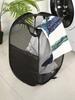 Large Capacity Dirty Clothes Basket Storage Bucket Mesh Bathroom Portable Foldable Dirty Clothes Basket