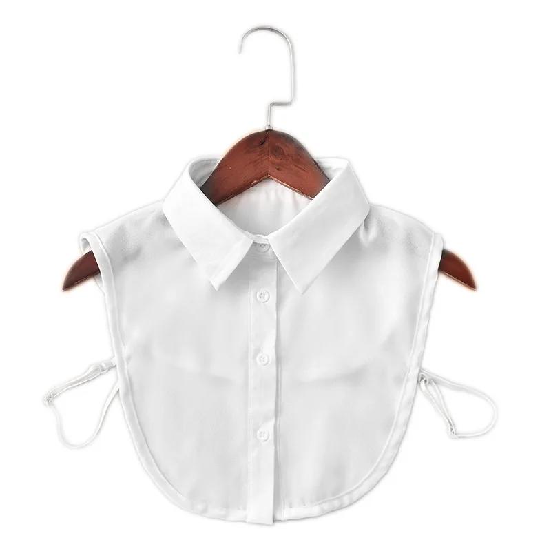 Camicia Monocolore alla Moda Colletto Finto Donna Colletti Staccabili per Uomo Collana a Revers Colletto Finto Revers Decorazione Top Blusa