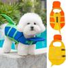 Pet Flotation Vests LifeJacket With Front Padding And Adjustable Design For Flexible Movement Dog Swimming Safety Gear