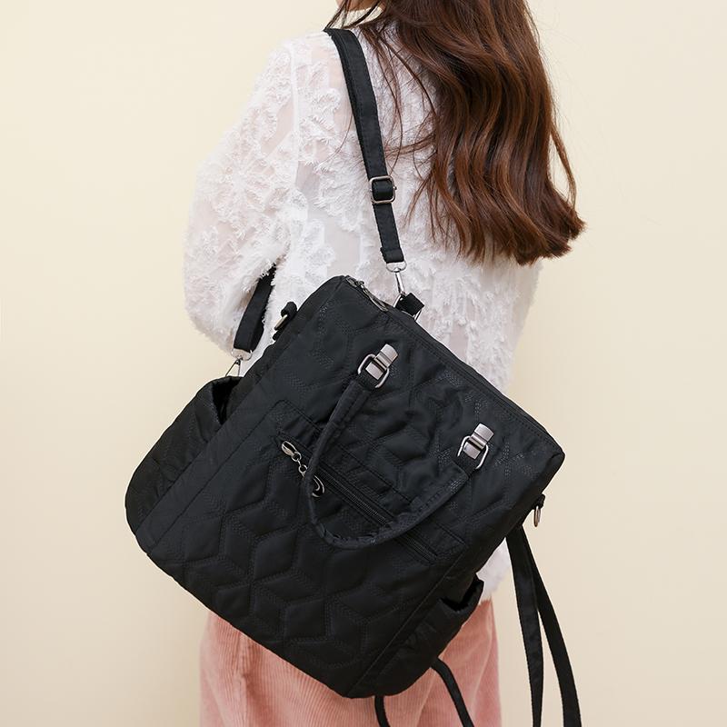 Rucsac multifuncțional pentru femei, geantă de umăr din piele moale