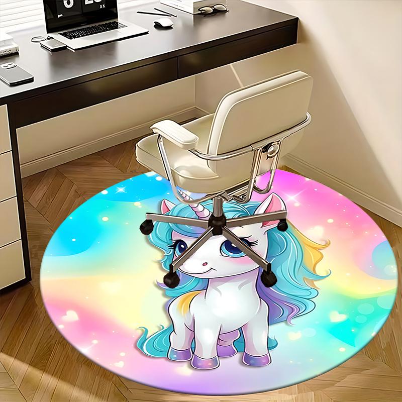 Unicorn Chair Mat: Magical Home Decor, Office Carpet Gift for Adults, Perfect for Bedroom, Living Room, Any Room!1118029a