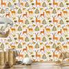 Beautiful Forest Animals Wallpaper for Living Room and Bedroom 50x1000