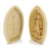 Special Buddhist Statue Gosanze Myoo Incense Holder Buddha Guardian Deity Width Boxwood Wood Carving 17548 Kurita's [Guardian Deity] (Lotus-Shaped