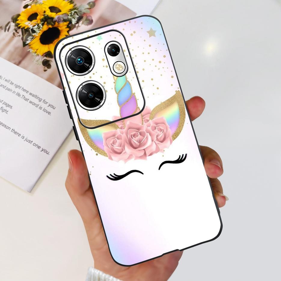 For Infinix Zero 30 4G Case X6731B Cute Cat Butterfly Cover Soft Silicone TPU Phone Case For Infinix Zero 30 5G Zero30 4G Fundas