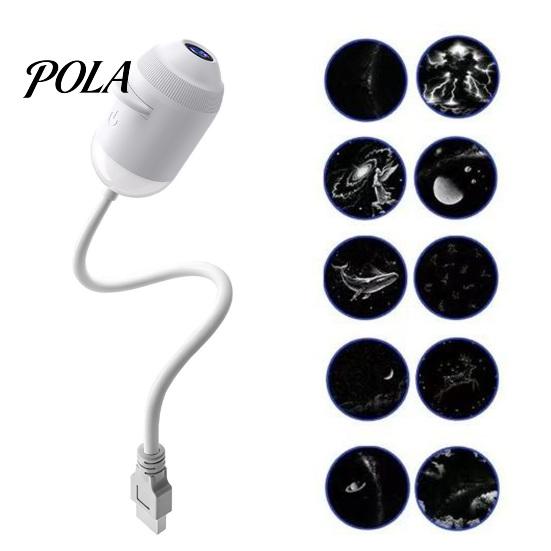 Customizable Brightness Projection 2 in 1 Star Projector Night Light, USB Aurora Moon Scene Lamp with Remote Control Control, 360 Degree Flexible
