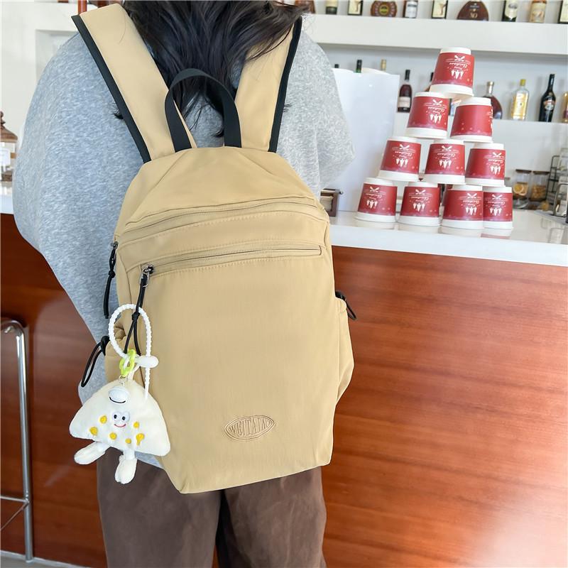 Stylish and simple backpack Student schoolbag New casual cycling backpack