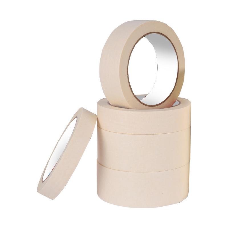 

«Маскировочная лента для автомобильной аэрозольной краски - бумажная лента для швов и декоративных работ» 20mm masking tape, 1 roll (0.5cm pure thickness)