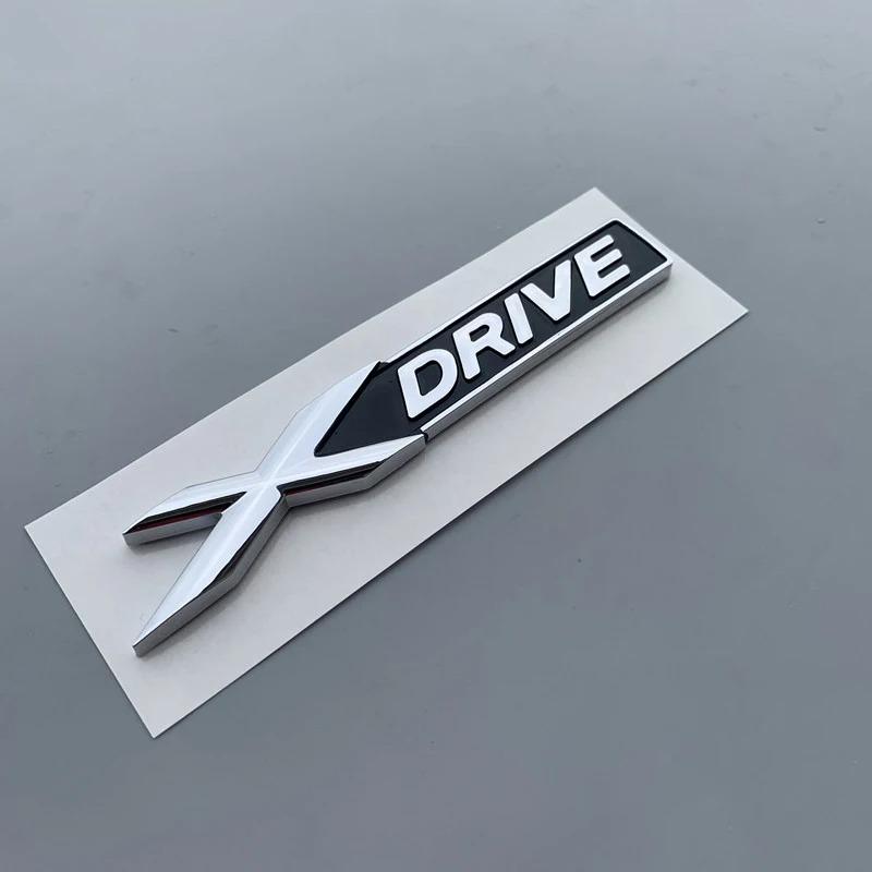 3D Car Rear Trunk Badge Xdrive Emblem Sticker Nameplate X drive Logo For BMW 320d 320i 530d 525d E60 G10 F15 F10 G20 Accessories