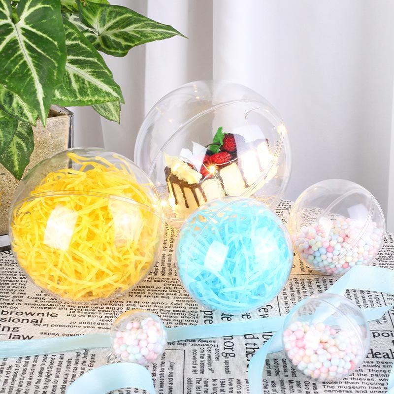Clear Plastic Openable Acrylic Ball for Decoration (4-20 Cm)