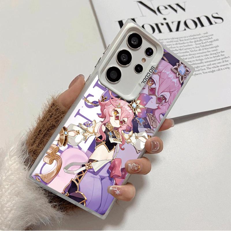 Genshin Impact Anime Soft Phone Case for Samsung Galaxy S24 S25 FE S26 Edge S23 Ultra S22 Plus S21 + Shockproof Cover Back Shell