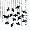 100 Pcs New Cute Mini Resin Halloween bat Flatback Ornament Jewelry Making Manicure Hairwear Accessories
