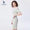 U.S. Polo Assn. Damen Strick-T-Shirt-Kleid mit Kühl-Effekt