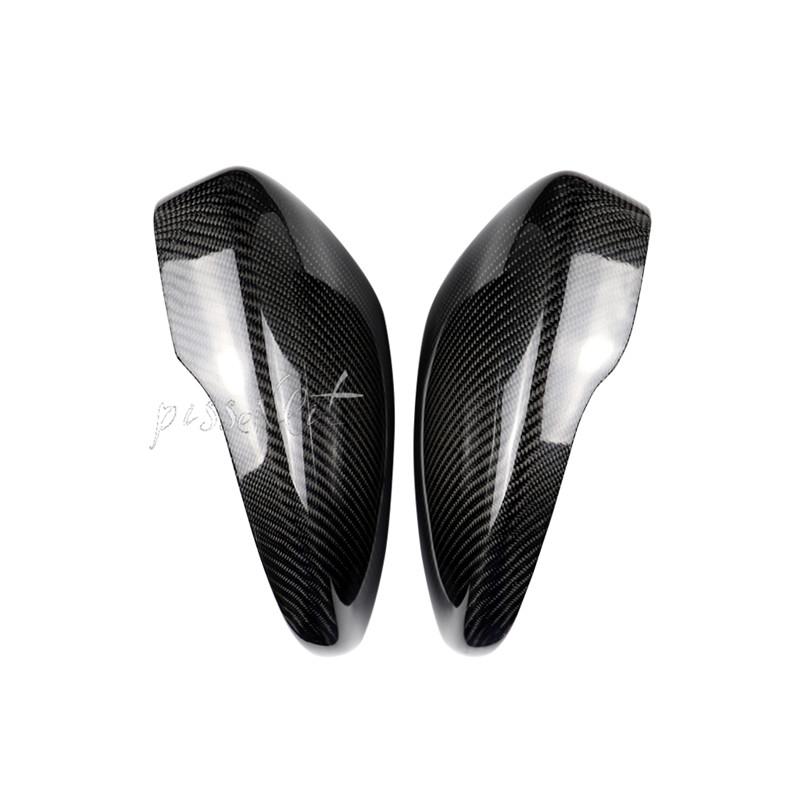 Carbon Fiber For VW Volkswagen Golf 6 MK6 R GTI VI 2009- 2013 Car Side Rear View Rearview Back Mirror Cover Replacement