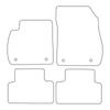 [Blm]Op023 Blue - Set Of Velour Floor Mats To Fit Opel Zafira Iii C Tourer 2012-2019 5-Seat - Blue Trim