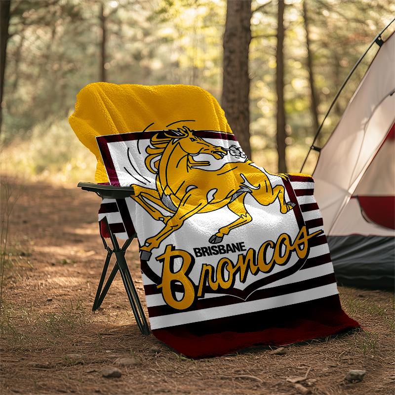 1pc Football Team (19) Theme Blanket - Digital Print, Polyester, Cozy for All Seasons, Perfect for Outdoor, Camping, and Travel
