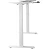 Standing Desk Frame Dual Motor, Adjustable 27.6"-46.1" Height & 43.3"-70.1" Length Electric Stand Up Computer Desk Legs, Ergonomic DIY Workstation