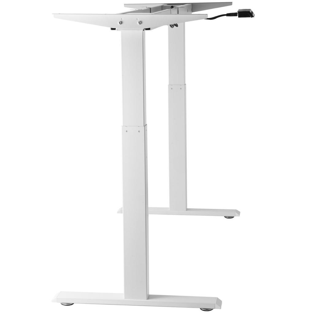 Standing Desk Frame Dual Motor, Adjustable 27.6"-46.1" Height & 43.3"-70.1" Length Electric Stand Up Computer Desk Legs, Ergonomic DIY Workstation