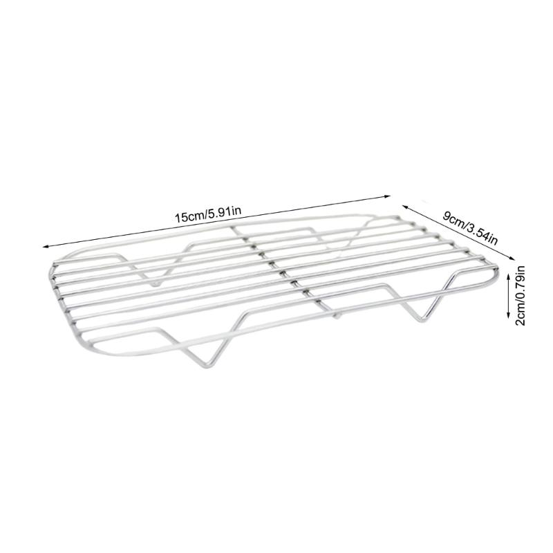 Universal Air Fryers Meshes Basket Safe Cooking Grids for Even Heating Dishwasher Friendly Corrosions Resistant