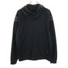 adidas Long sleeve Zip hoodie L black Jersey Men's Used