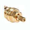 2Pcs Brass & Ceramic Valves Cartridges Replacement 45882000 Simple Installs for Hot & Cold Water Faucets Easy To Install