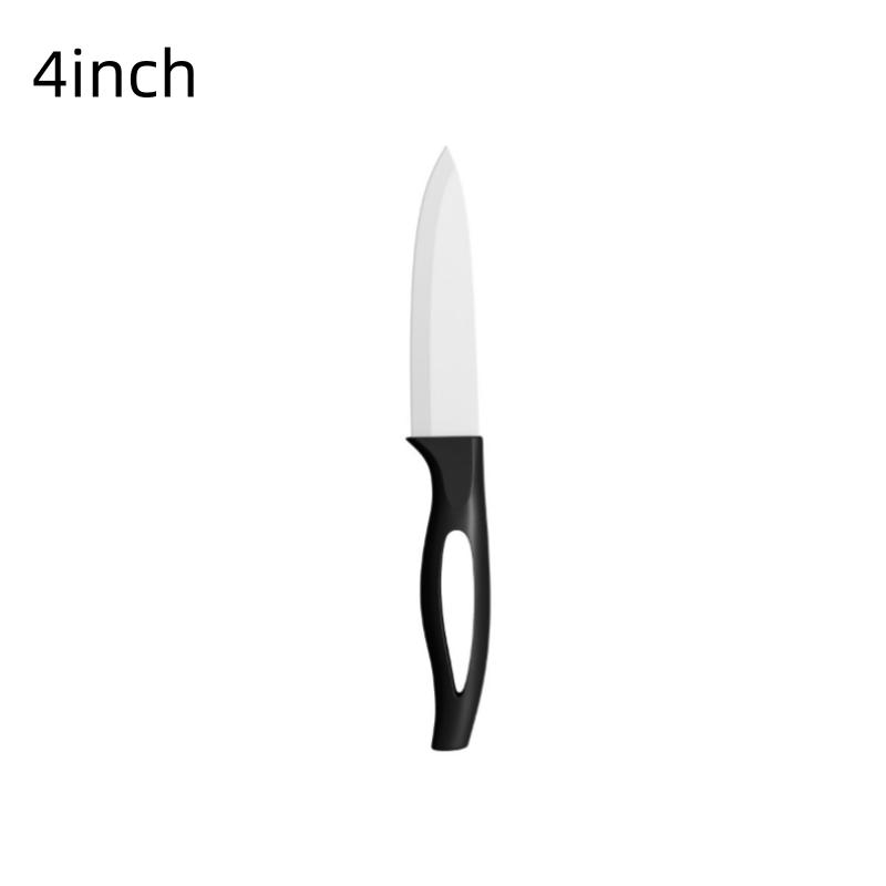 Ceramic Fruit Knife for Kitchen 3 4 5 6 Inch Chef Knife with Sheath Utility Slicing Cooking Tool for Vegetable Rustproof Zirconig