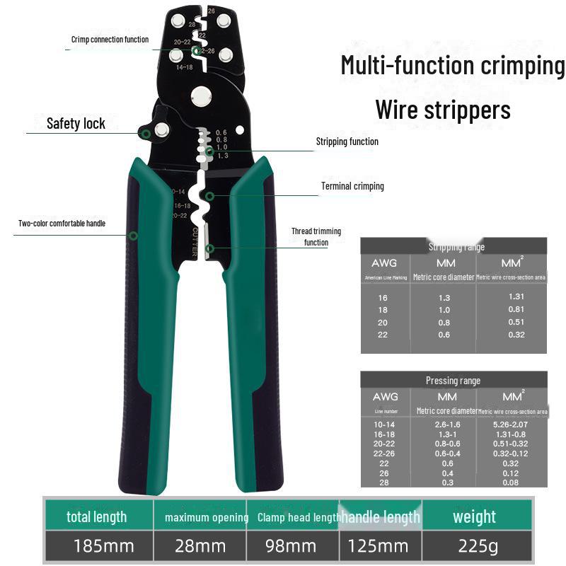Multifunctional Electrician Wire Stripping and Cutting Pliers