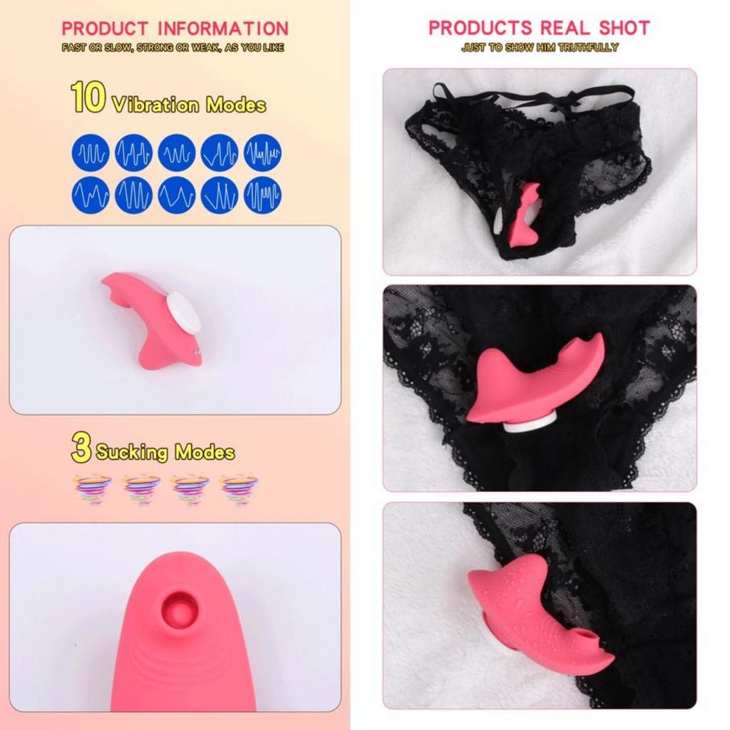 Wearable Mini Vibrator App Bluetooth Remote Control with Sexy Panties Clitoris Sucker G Spot Clitoris Stimulator Adults Sex Toys